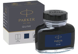 Vulpeninkt Parker Quink permanent 57ml blauw/zwart