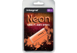 USB-stick 2.0 Integral 32GB neon oranje
