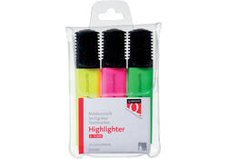 Markeerstift Quantore assorti etui à 3 kleuren