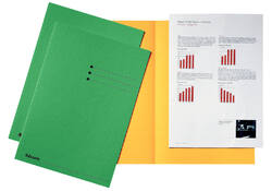 Vouwmap Esselte A4 manilla 180gr groen