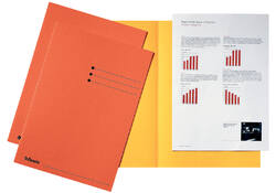 Vouwmap Esselte A4 manilla 180gr oranje