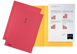Vouwmap Esselte A4 manilla 180gr rood