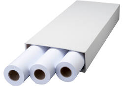 Inkjetpapier Quantore Plot 914mmx50m 75gr 3 rollen