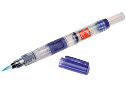 Penseel Caran d'Ache medium, breed , fibre tip set à 3st
