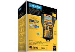 Labelprinter Dymo Rhino 5200 industrieel abc 19mm geel