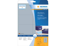 Etiket HERMA 4114 99,1X67.7mm zilver 200st