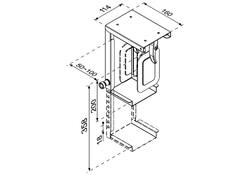 CPU houder Neomounts D075 10kg zwart