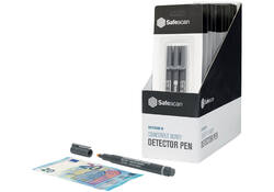 Valsgeld detectiepen Safescan 30 grijs blister à 3 stuks