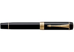 Vulpen Parker Duofold Classic black 18k GT fijn