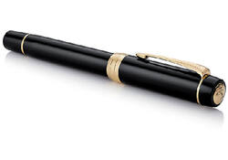 Vulpen Parker Duofold Classic black 18k GT fijn