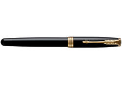 Rollerpen Parker Sonnet black lacquer GT fijn