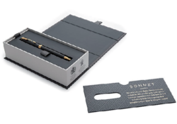Balpen Parker Sonnet matte black lacquer GT medium