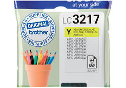Inktcartridge Brother LC-3217Y geel