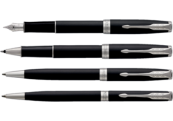 Rollerpen Parker Sonnet matte black CT fijn