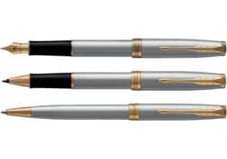 Rollerpen Parker Sonnet steel GT fijn