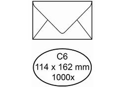 Envelop IEZZY bank C6 114x162mm gegomd wit