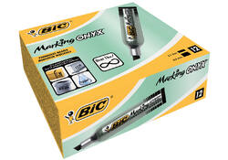 Viltstift Bic 1481 onyx schuin M zwart