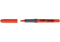 Markeerstift Bic brite liner grip oranje