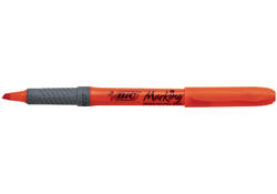 Markeerstift Bic brite liner grip oranje