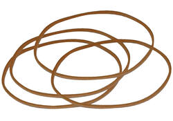 Elastiek Standard Rubber Bands 18 80x1.5mm 500gr 1660 stuks bruin