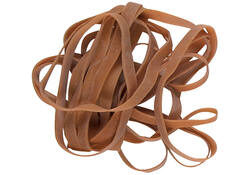 Elastiek Standard Rubber Bands 64 90x5mm 100gr 85 stuks bruin