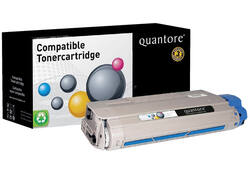 Toner Quantore alternatief tbv Oki 44318607 blauw