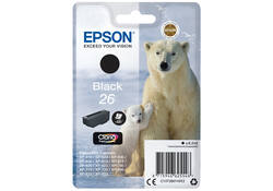 Inktcartridge Epson 26 T2601 zwart