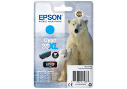 Inktcartridge Epson 26XL T2632 blauw