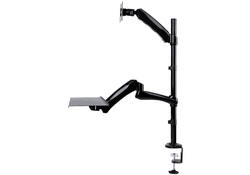 PC arm Neomounts D500 10-27" werkplek zwart