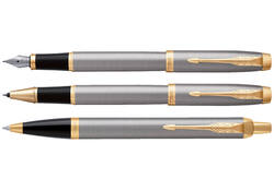 Rollerpen Parker IM brushed metal GT fijn