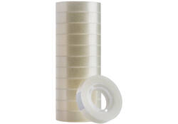 Plakband Quantore 12mmx33m transparant