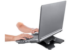 Laptopstandaard Quantore verstelbaar antraciet