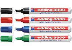 Viltstift edding 3300 schuin 1-5mm groen