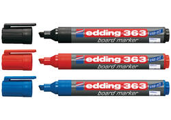 Viltstift edding 363 whiteboard schuin 1-5mm blauw