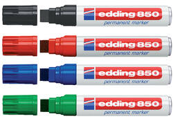 Viltstift edding 850 blok 5-16mm zwart