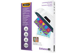 Lamineerhoes Fellowes A4 zelfklevend 2x80micron 100stuks