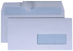 Envelop Quantore 110x220mm venster 3x10cm rechts zelfkl 25st