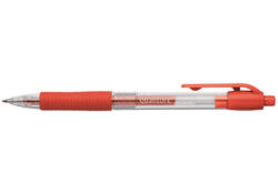 Gelschrijver Quantore grip drukknop 0.7mm rood