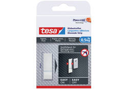 Kleefstrips tesa® behang & pleisterwerk 0,5kg wit 9 stuks