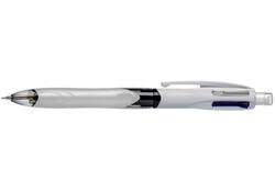 Balpen Bic 3kleuren met vulpotlood HB 0.7mm medium wit