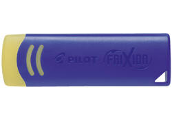 Gum Pilot friXion geel met blauwe houder