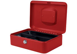 Geldkist Pavo 250x180x90mm rood