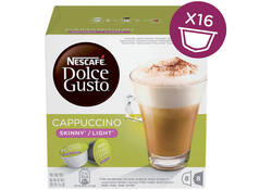 Koffiecups Dolce Gusto Cappuccino light 16 stuks voor 8 kopjes