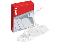 Label Apli karton nr383 7x19mm wit