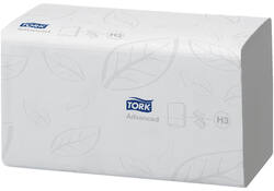 Handdoek Tork H3 Advanced Z-gevouwen 2-laags wit 290163