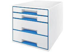 Ladenbox Leitz WOW 4 laden wit/blauw