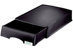 Brievenbak Leitz Plus met lade A4 maxi zwart