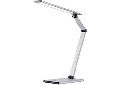 Bureaulamp Hansa led Slim zilvergrijs