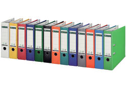 Ordner Leitz 1010 180° 80mm PP A4 blauw