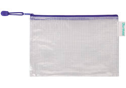 Opbergtas Tarifold met rits 235x165mm PVC blauw